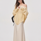 Asymmetrical Off Shoulder Knit Top WEO0025
