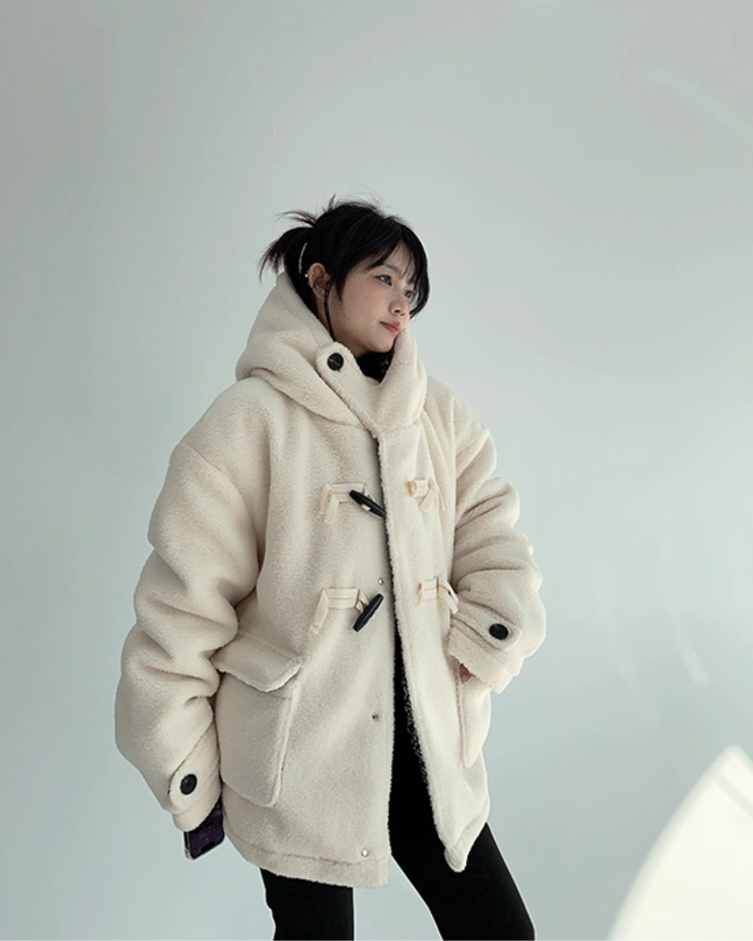 Fluffy Duffle Coat YLS0973