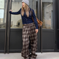 Paid Wide Pants CYE0079