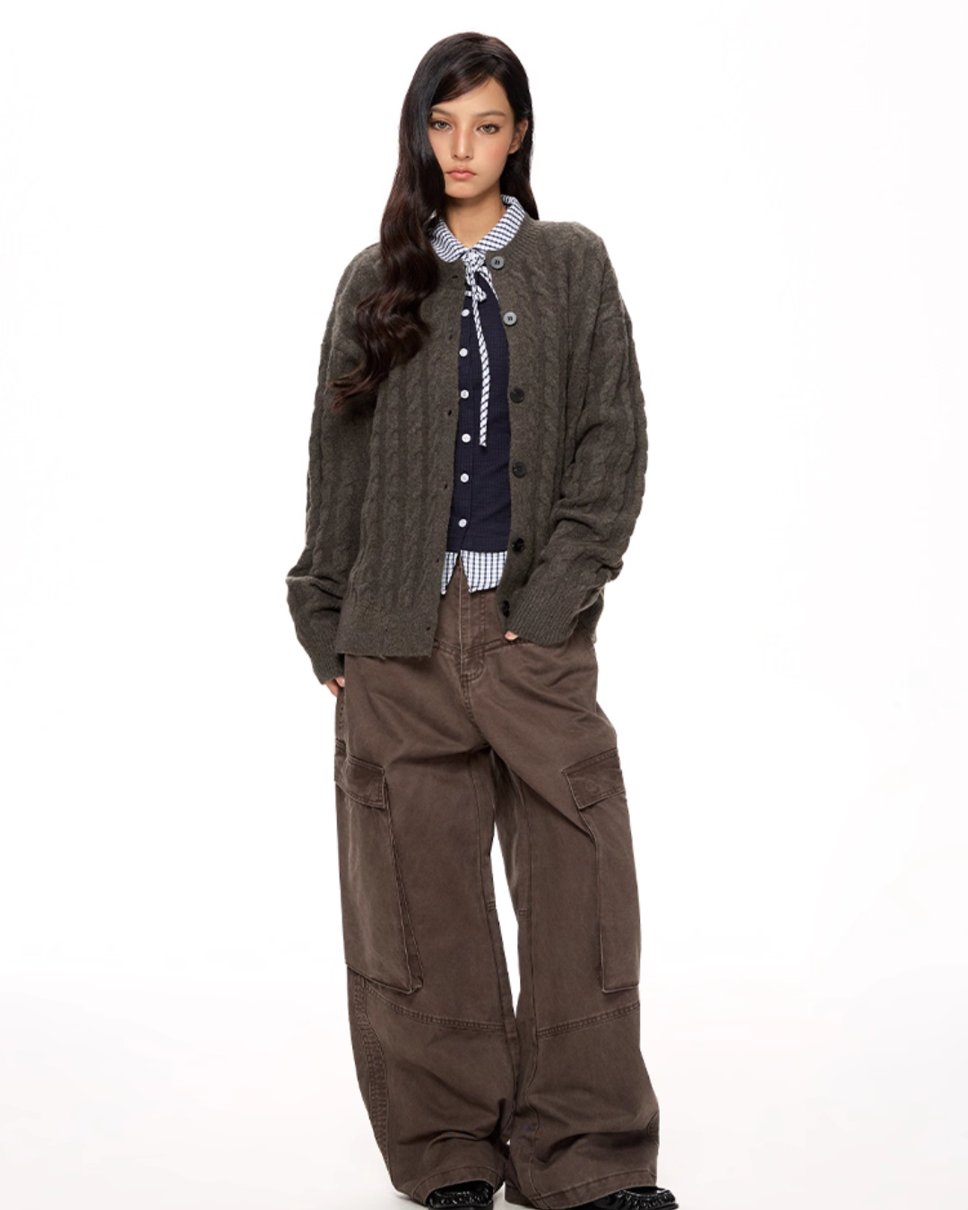 Cable Knit Cardigan VAT0014