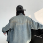 Gold Button Loose Denim Shirt YLS0740