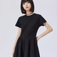 Round Neck Short Sleeve Dress SHN0008