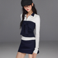Polo Collar Base Tops / Bow Tube Top / Mini Skirt TRK0004