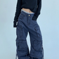 Pocket Design Wide Cargo Pants YLS0889