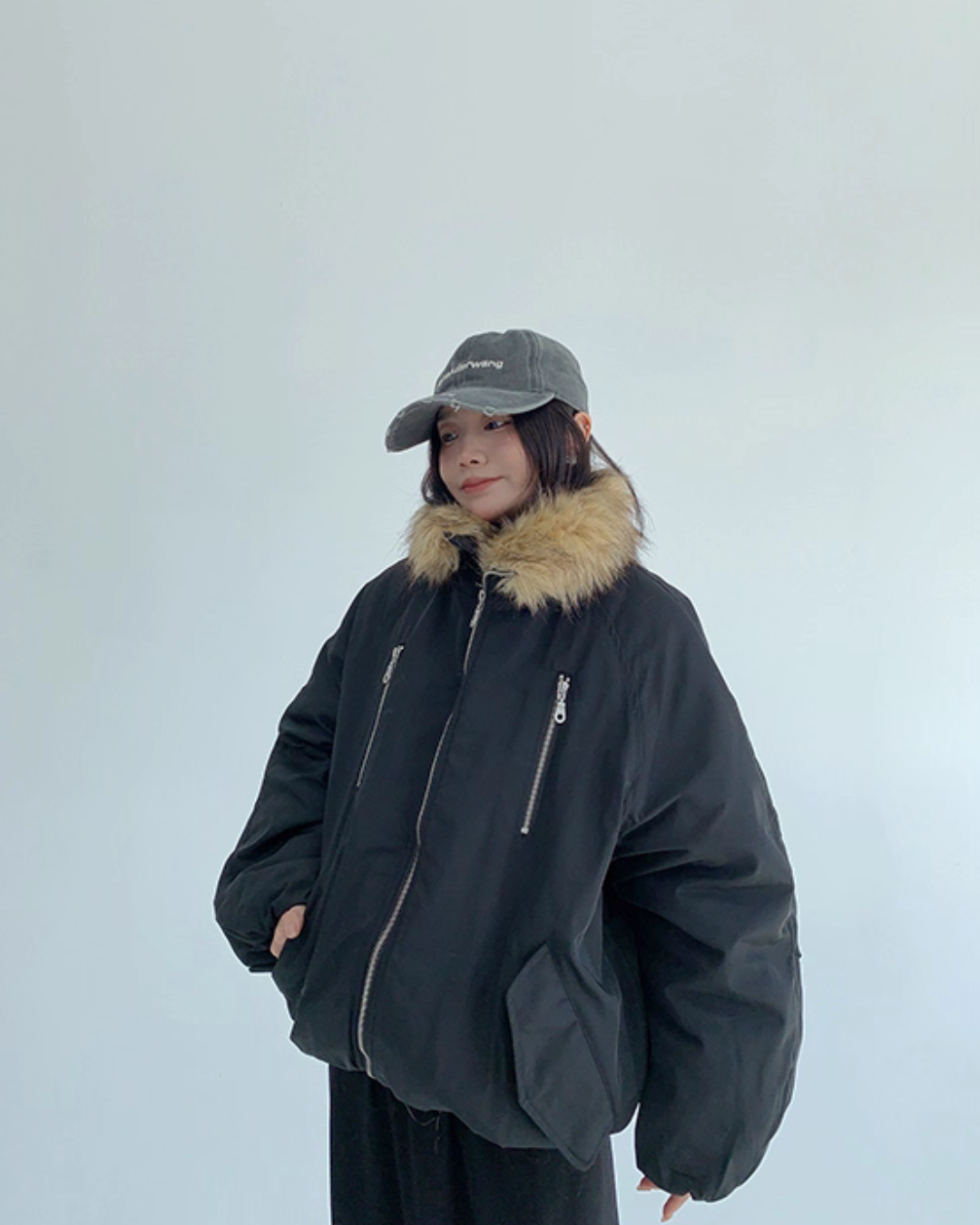 Fur Collar Cotton Jacket YLS0992