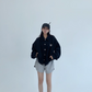 Plaid Patchwork Short Lapel Jacket YLS0883