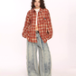 Retro Plaid Distressed Shirt BGS0044