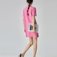 Rhinestone Fake Suede Dress FER0123