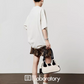 Leopard Print T-Shirt / Leopard Mini Skirt LLA0488