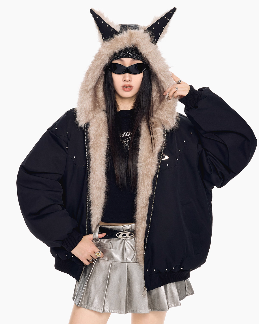 Cat Ear Fur Jacket ICM0104