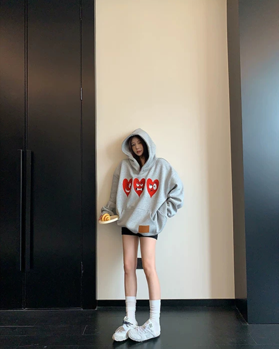 Heart Cartoon Hoodie YLS1073