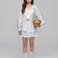 Sheer Windbreaker Jumper / Flare Skirt ASG0045