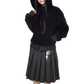 Short Wool Hooded Coat EZK0102