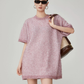Shaggy Knit Mini Dress FER0125