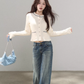 Round Neck Tight Knit Top WDB0025
