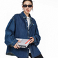 Retro Loose Silhouette Denim Shirt ICM0083