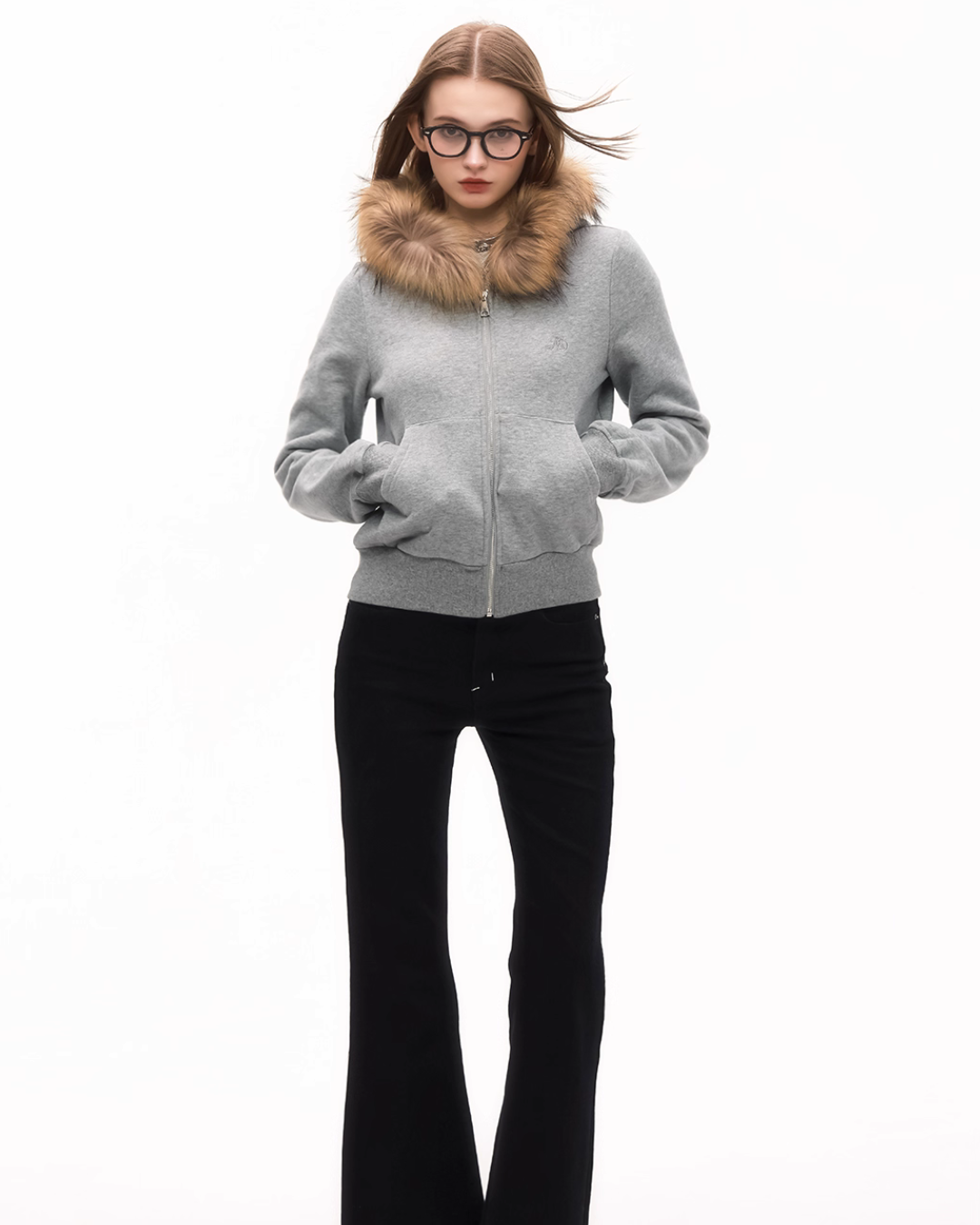 Far Hood Zip Up Hoodie MDB0004