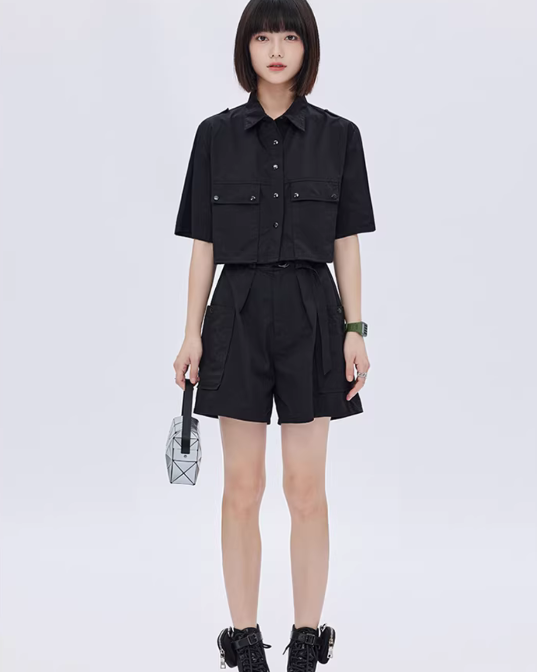 Short Short-Sleeve Shirt SHN0027