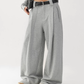 Stand Collar Cropped Jacket/Casual Wide Pants ACS0360