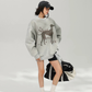 Oversized Lettering Sweatshirt ACS0383