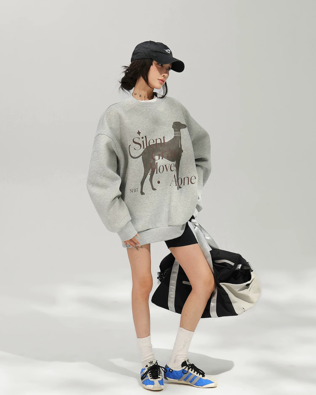 Oversized Lettering Sweatshirt ACS0383