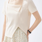 Square Short Sleeve Tops GIR0006