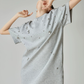 Rhinestone T-shirt Dress FER0124