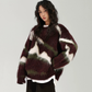 Mohair Jacquard Knit Sweater ACS0387