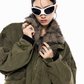 Vintage Fur Work Jacket ICM0112