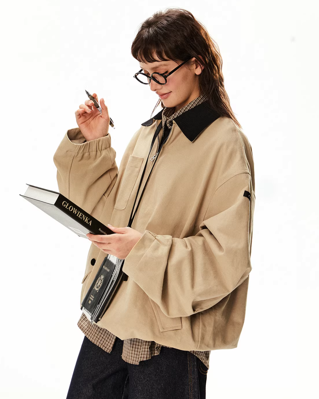 Vintage Style Work Blouson EZK0090