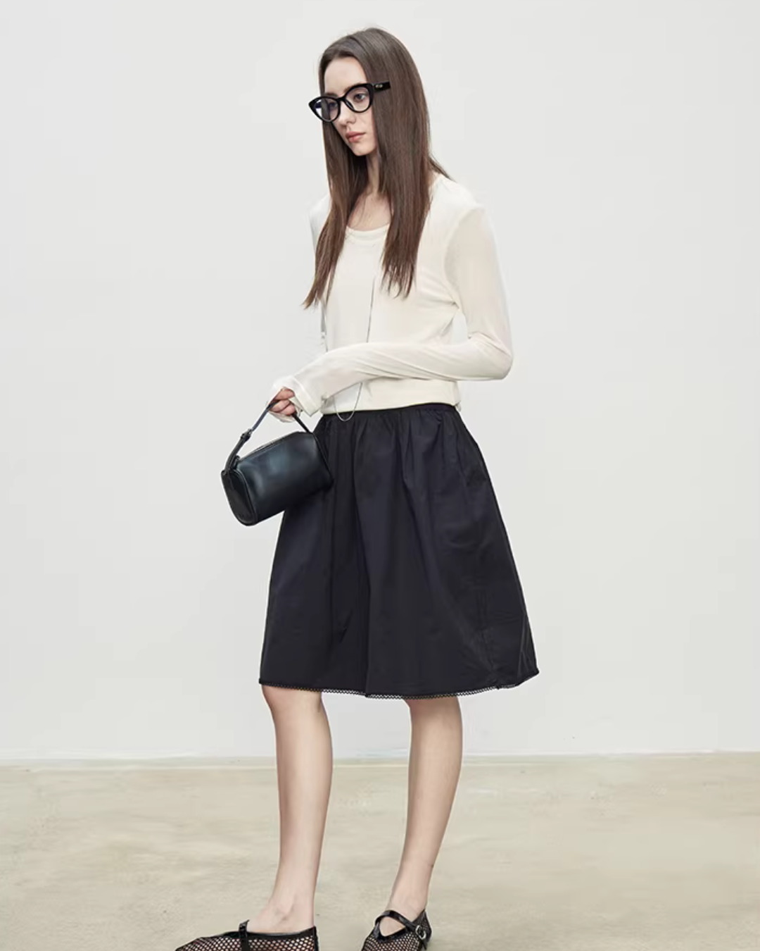 Retro Puffy Half Skirt TEO0006