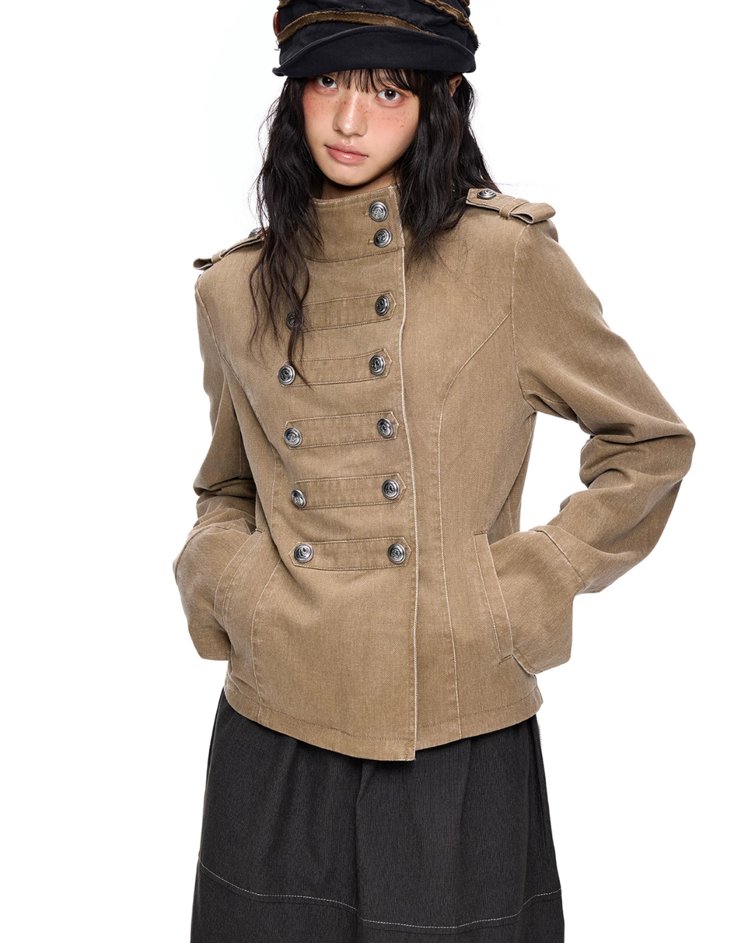 Napoleon Washed Vintage Denim Jacket EZK0110
