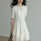 V-Neck Tiered Mini Dress VAS0201