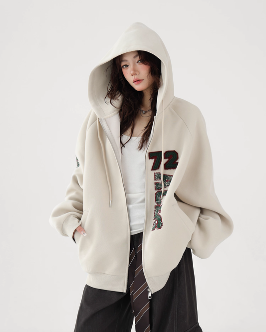 Big Silhouette Zip Hoodie  ACS0292