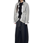 Drawstring Stand Collar Lace Jacket EZK0105