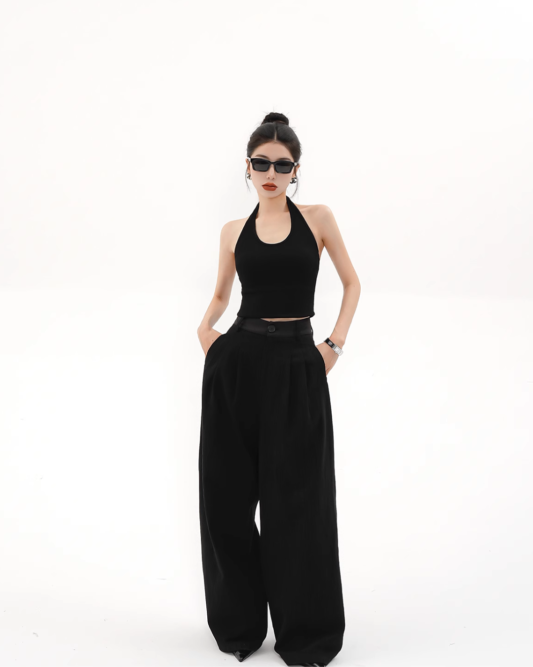 High Waisted Wide Pants SRS0284