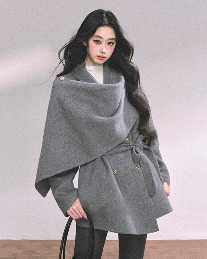 Cape Wool Short Coat LAS0046