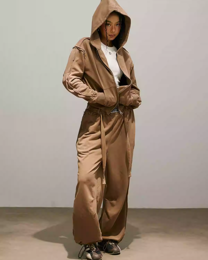 Back Logo Zip Hoodie / Sweatpants SMD0006