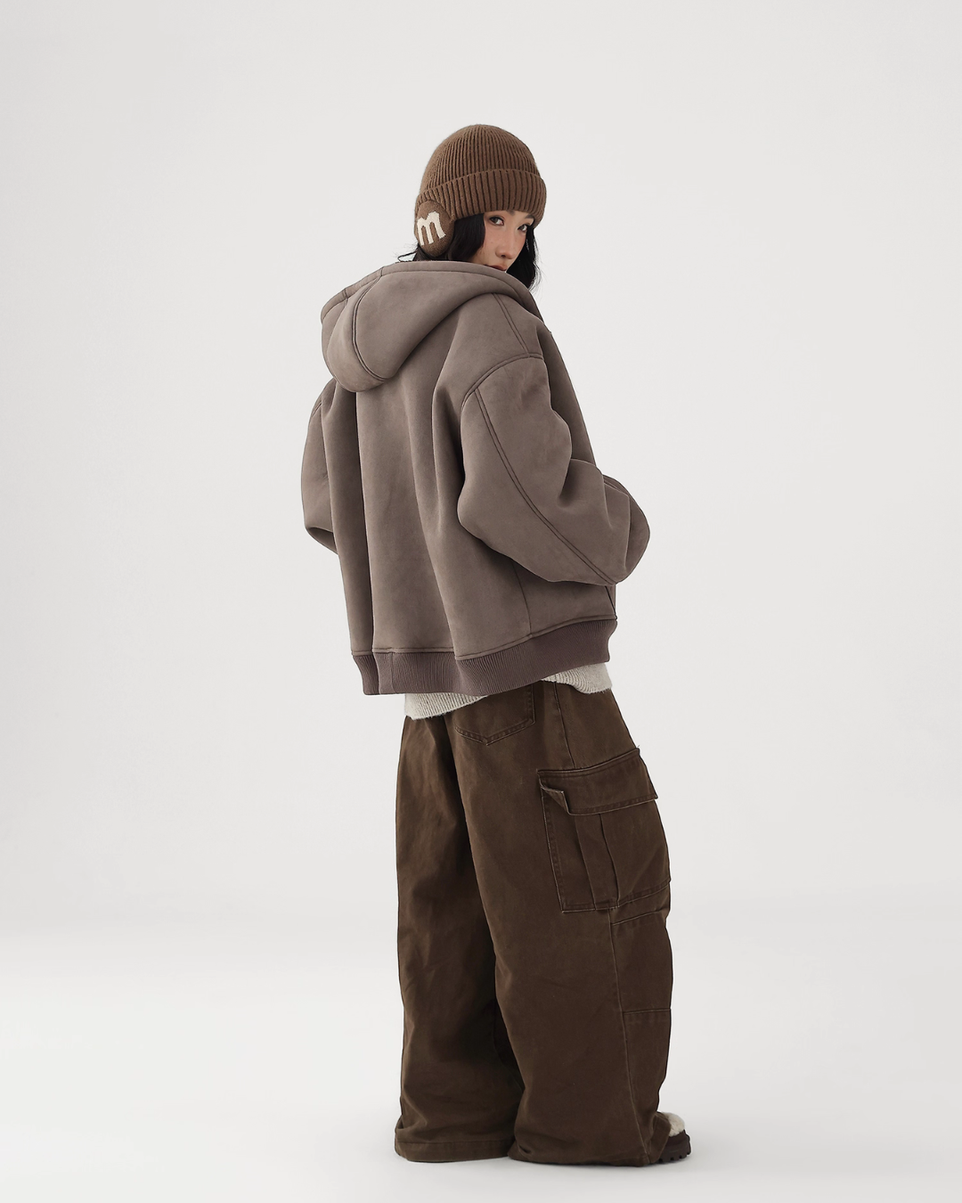 Reversible Nylon Boa Jacket ACS0307