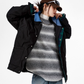 Color Block Collar Down Jacket ICM0108