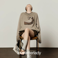 Vintage Printed Long-Sleeve T-Shirt / Leopard Skirt LLA0663