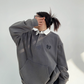 One Point Polo Sweatshirt YLS0732