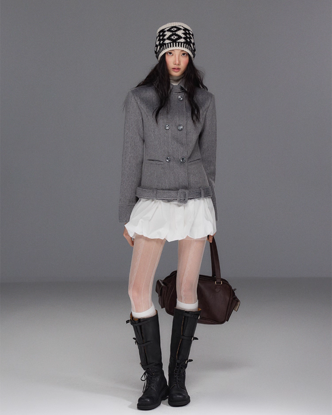 Double Breasted Wool Coat TRK0001