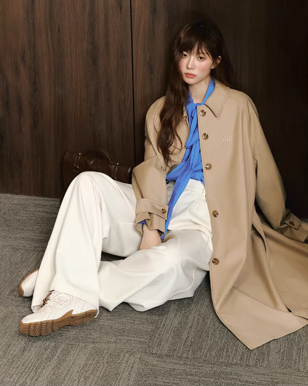 Tie-Up Long-Sleeve Shirt RCR0020