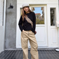 Half-Button Long Sleeve Top CYE0022