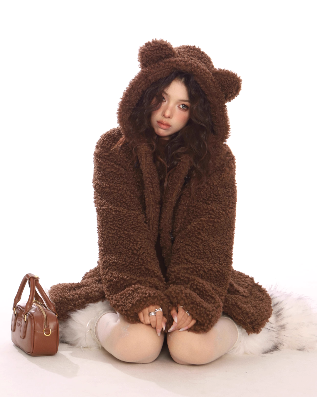 Bear Fluffy Boa Jacket BGS0008