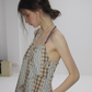 Patchwork Cami Long Dress USY0003
