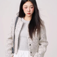 Feminine Short Tweed Jacket WDB0019