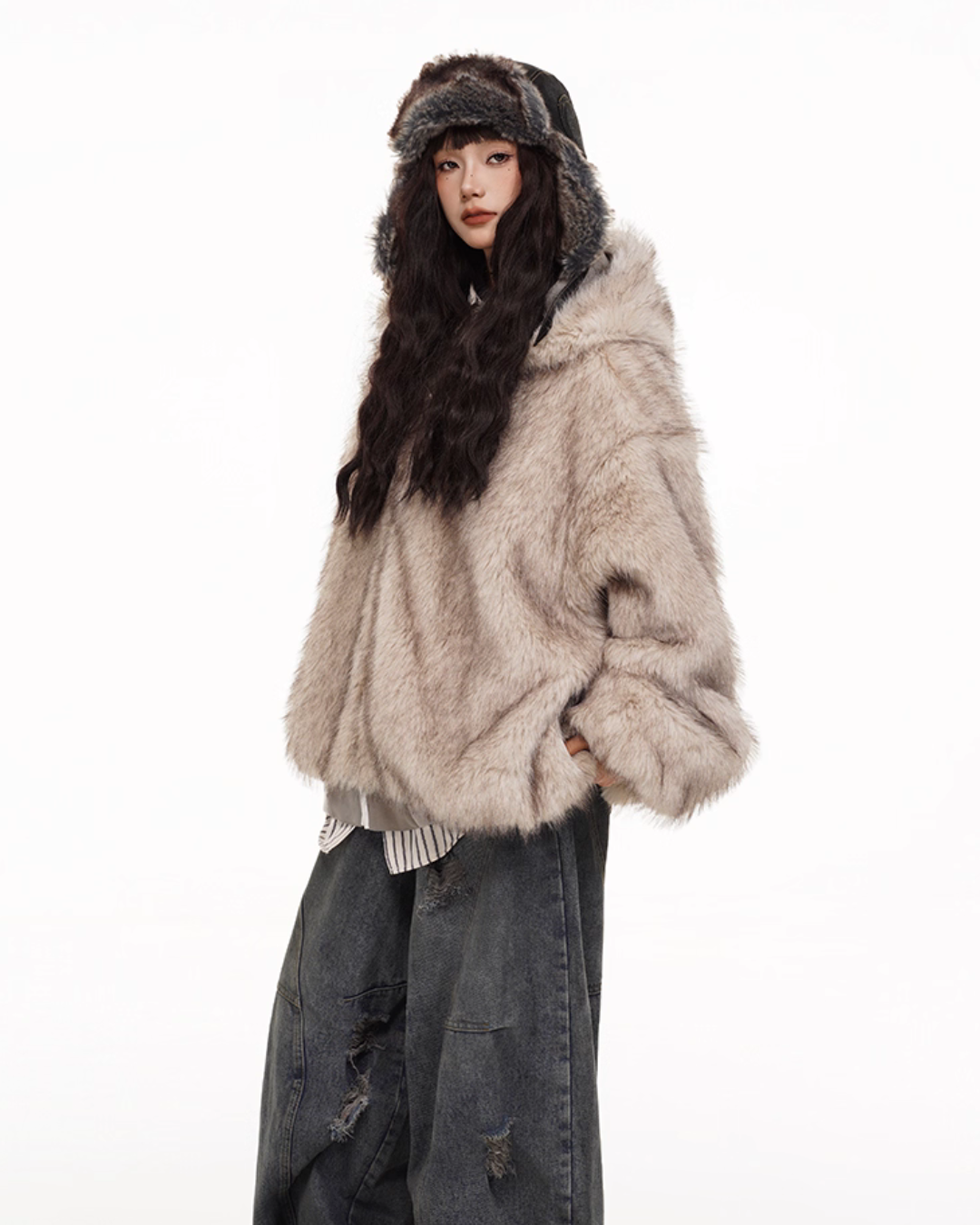 Fur × Nylon Reversible Blouson FEC0004