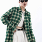 Vintage Casual Check Shirt ICM0033